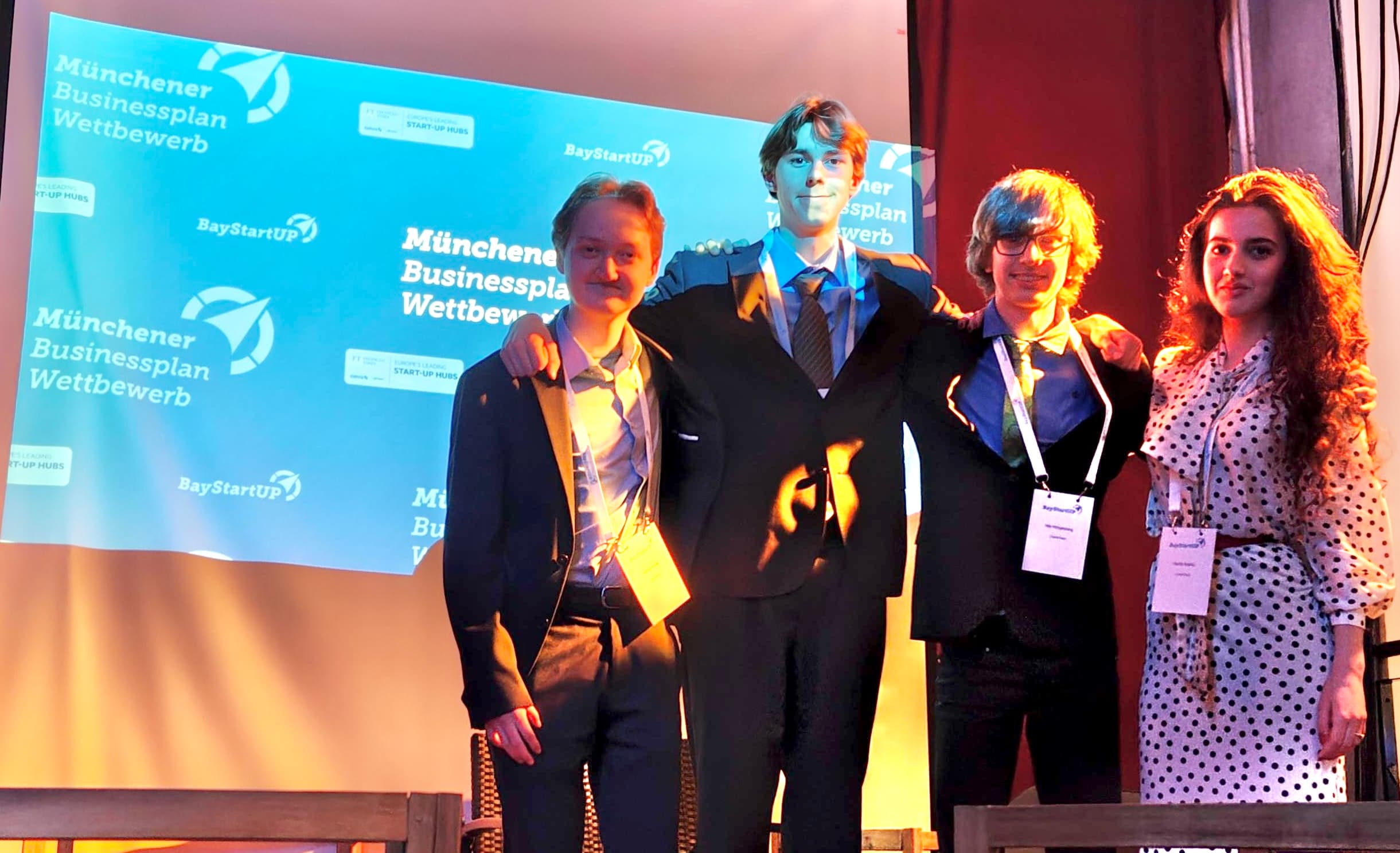 The CashXChain team at the Munich Business Plan Competition